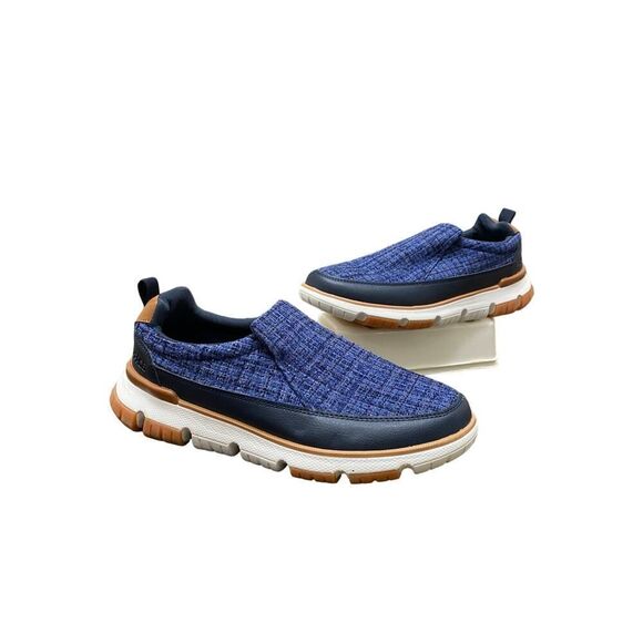 XPACS Women's Slip On Shoes with Arch Support Comfortable Loafers Size 11 Blue - Picture 1 of 7